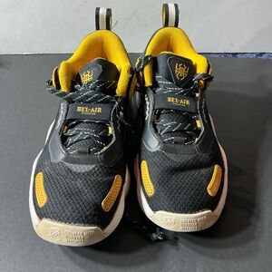 Adidas Yellow and Black Sports Shoes